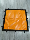 Welding Protection Panel Pressurized Fiberglass Silicone Fabric Fireproof 0.9 Mm
