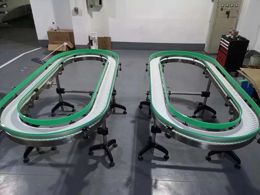 주문 푸른 백녹색 pvc 전환 곡선 90 급 컨베이어 벨트 180 급 컨베이어 벨트 online manufacture