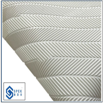 주문 생선 뼈 패턴 식품 등급의 흰색 가벼운 컨베이어 벨트 online manufacture