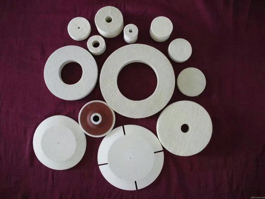 주문 교련, 12mm 모직에 의하여 느껴지는 닦는 패드를 위한 바늘에 의하여 구멍을 뚫는 담황색으로 물들이는 바퀴 online manufacture