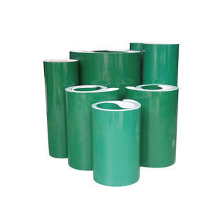 3 층 식품 등급 청색 PVC PU 평면 컨베이어 벨트
