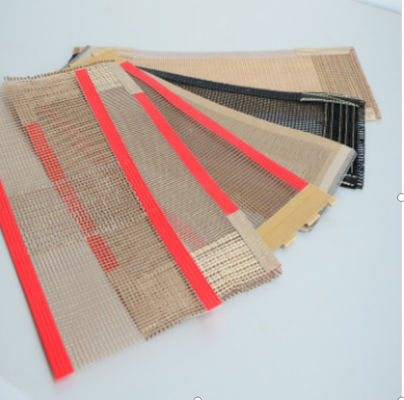 의약품 식품 오래 지속되는 고온 PTFE 코팅 유리 섬유  Mesh 컨베이어 벨트