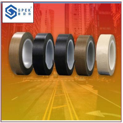 PTFE 코팅 유리섬유 테이프 열 저항성 실리콘 접착 테이프 두께 0.08mm