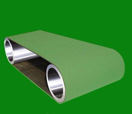 1.6mm 간격 PVC 컨베이어 벨트 다이아몬드 정상 짐 컨베이어 벨트 녹색 검정