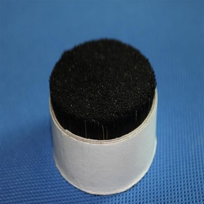 머리 브러쉬를 위한 자연적인 강모 28mm 검정이 비등된 사나운 커트에 의하여 뿌리 곤두섭니다