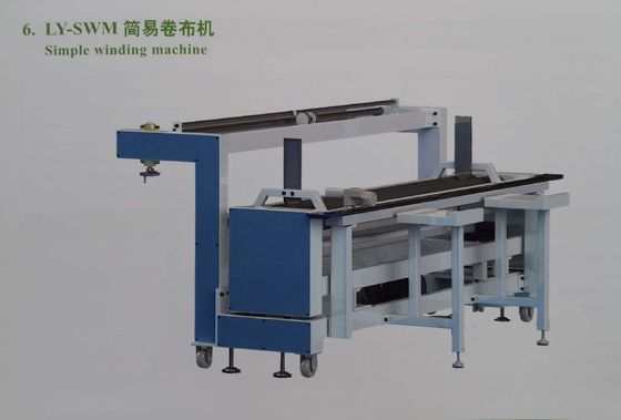 안정되어 있는 튼튼한 길쌈된 직물 간단한 감기 기계 1.3KW 힘 420kgs 무게